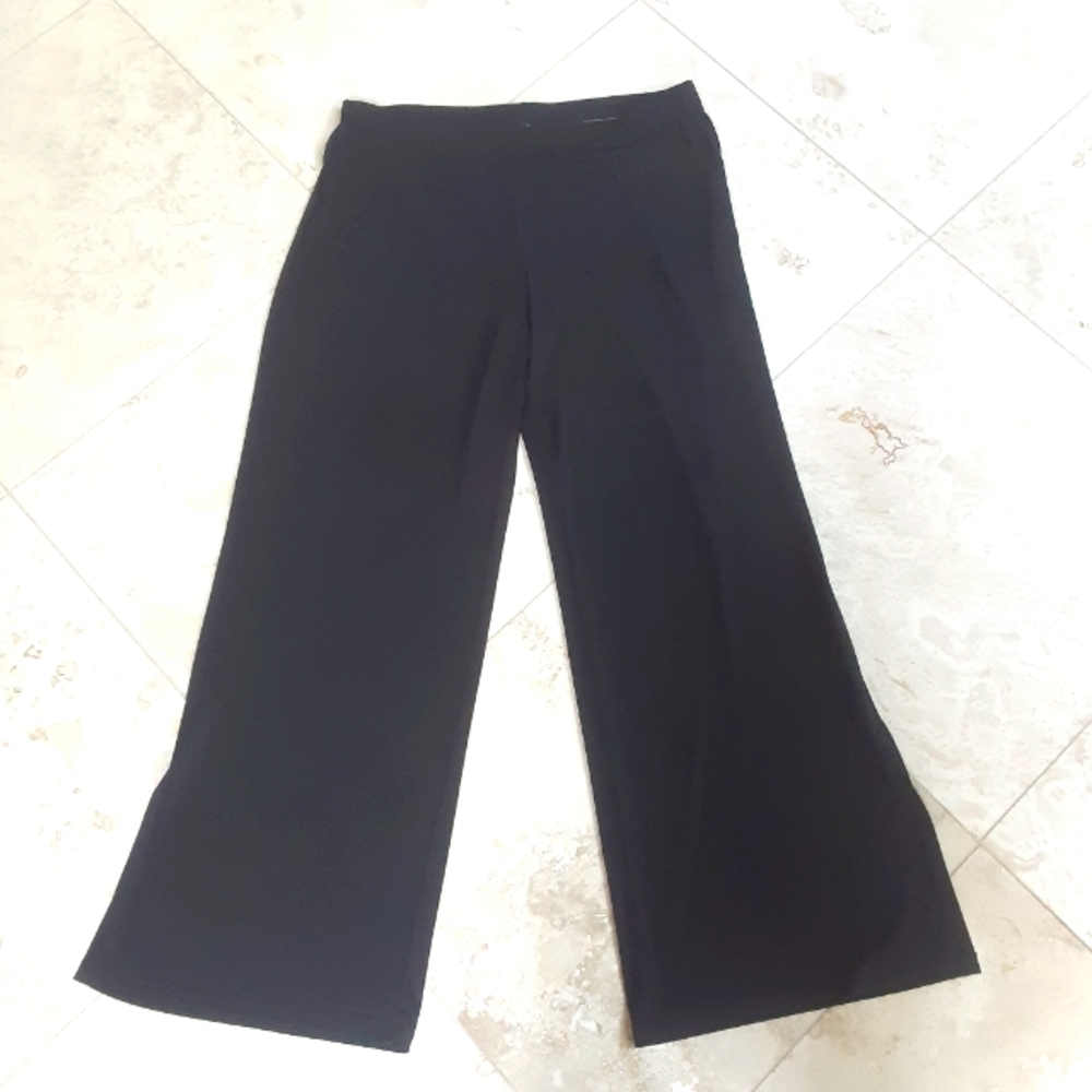 Clara SunWoo Split Side Bottom Wide Leg Pants, Elastic Waist, Never Worn NOSWOT